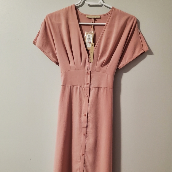 PLENTY Monk & Lou Dress, XS, Pink, Brand New with Tags - Picture 2 of 6